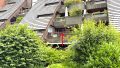 Blick zum Balkon
